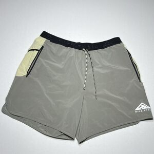 Nike Trail Second Sunrise Running Shorts Dark Stucco DV9311-053 Men’s Size XL
